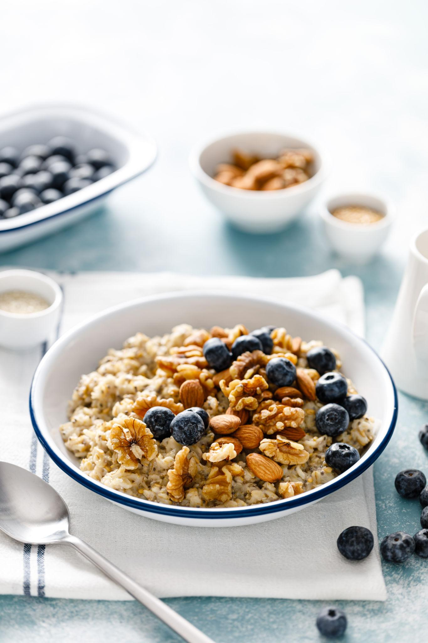 Blueberry Walnut Oatmeal